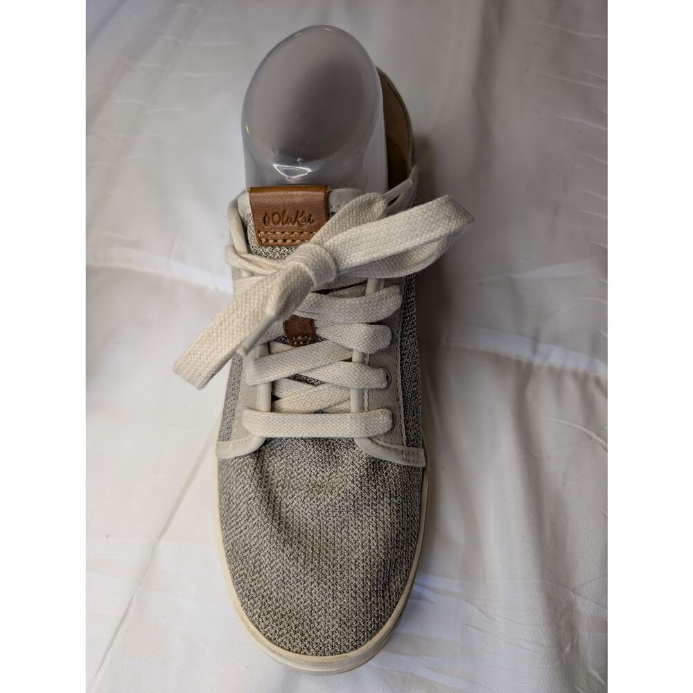 OluKai Pehuea Li Womens Sneaker Gray Mesh Lace Up Casual Shoe US 8 EU 38 - Picture 7 of 8